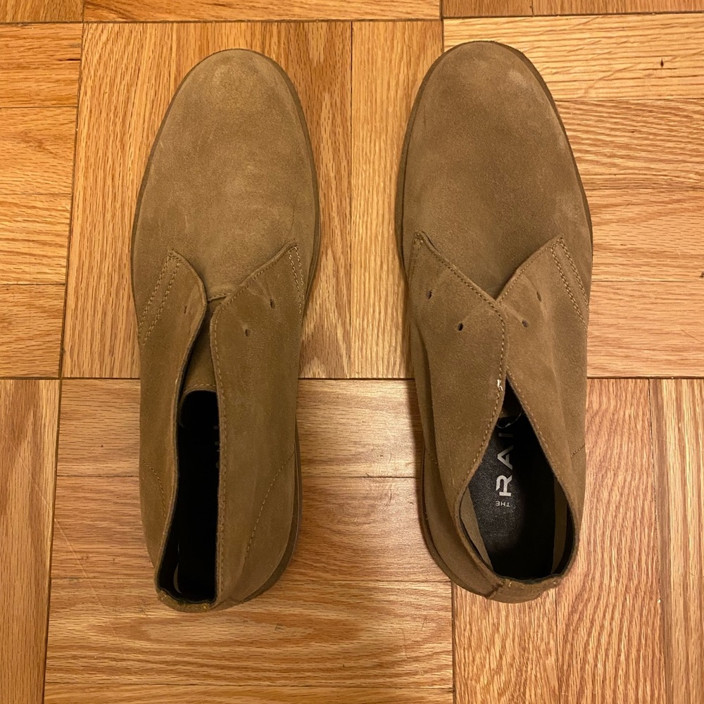 Suade chukka boots unworn size 10.5